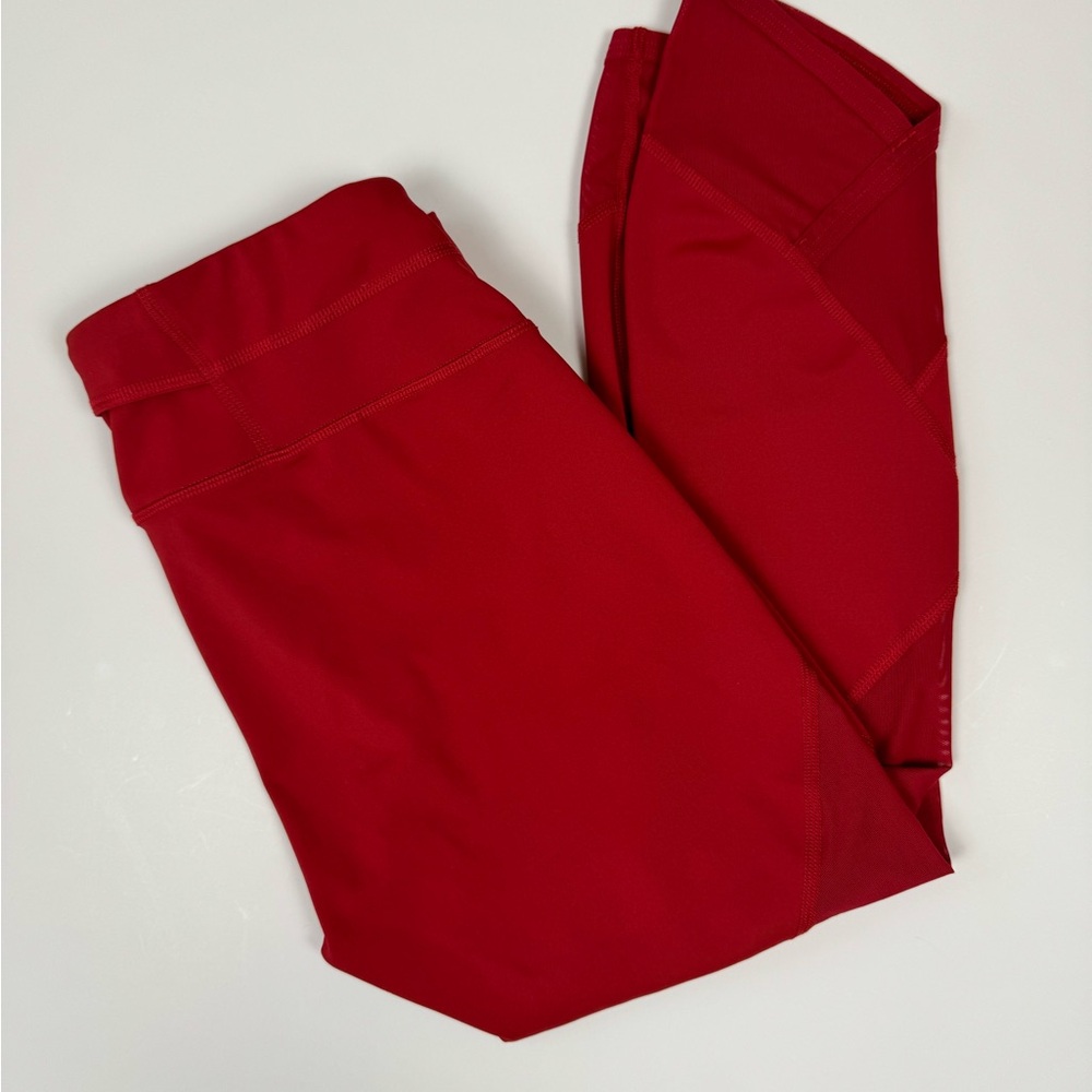 Athleta Red Leggings Size Small